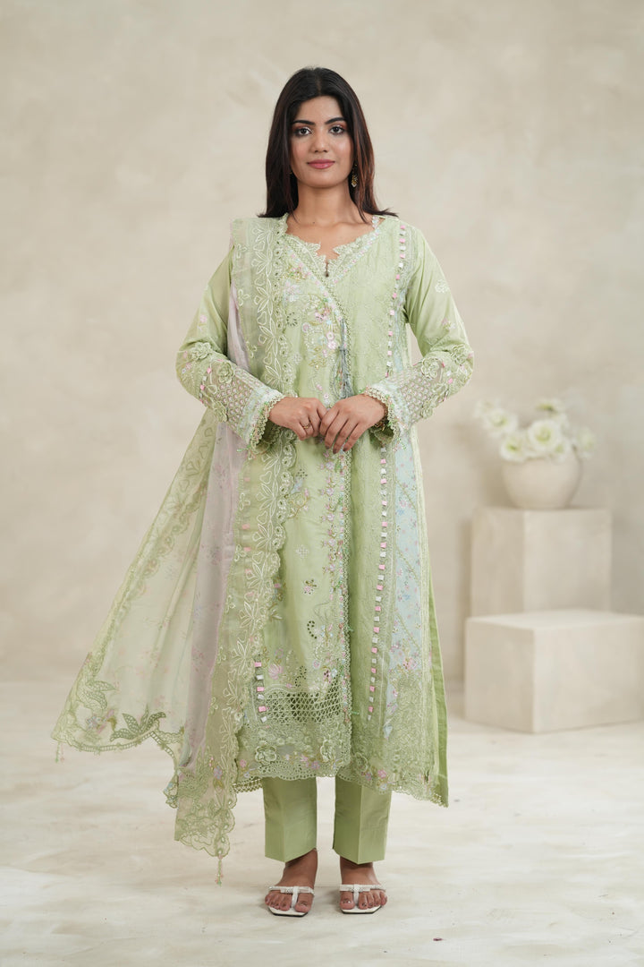 Jiya - Qalamkar Sahil Luxury Stitched