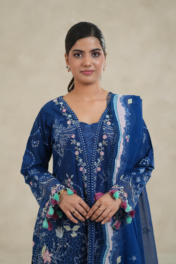 Esma - Qalamkar Sahil Luxury Stitched