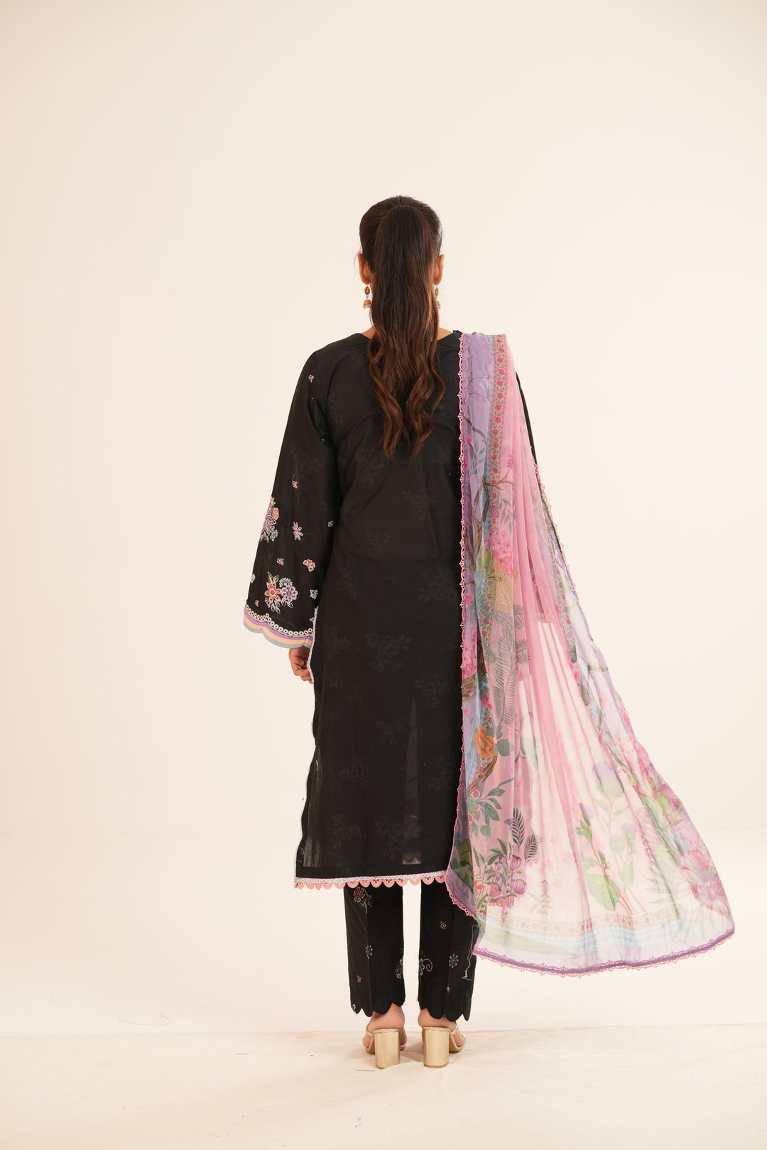 Sabel - Farasha Printed Essentials Stitched