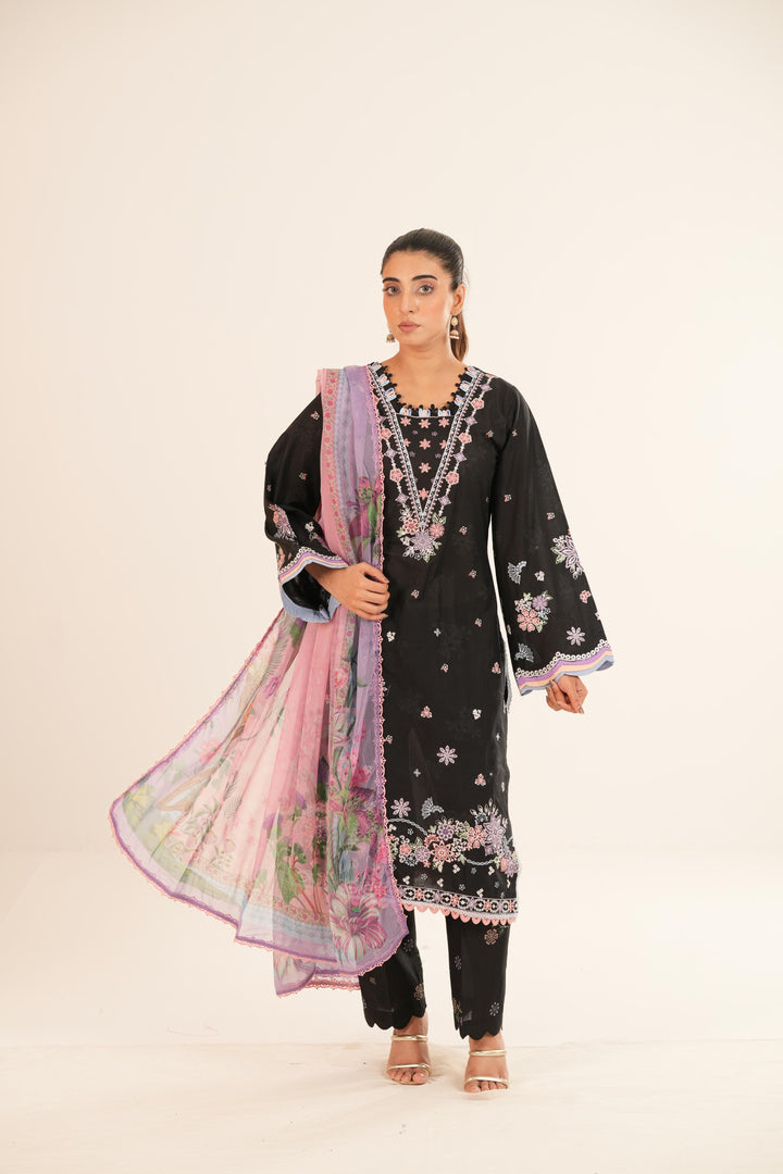 Sabel - Farasha Printed Essentials Stitched