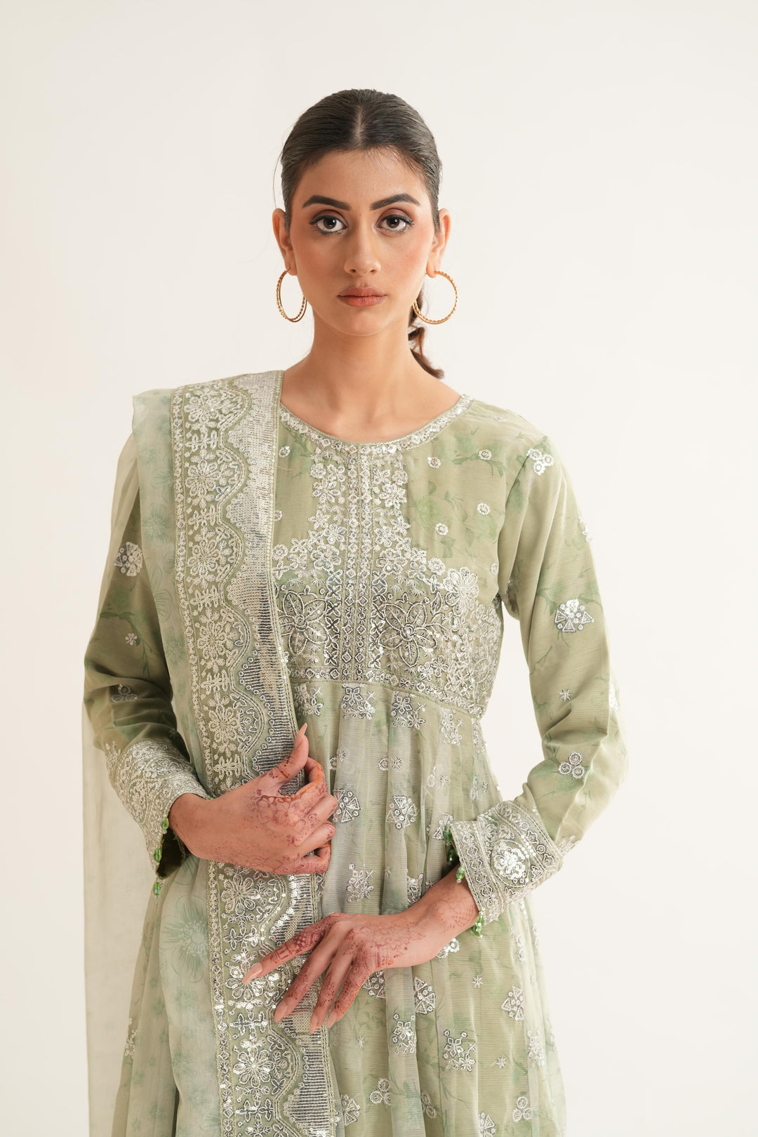 Sage Sparkle - Farasha Fiorella Formals Stitched