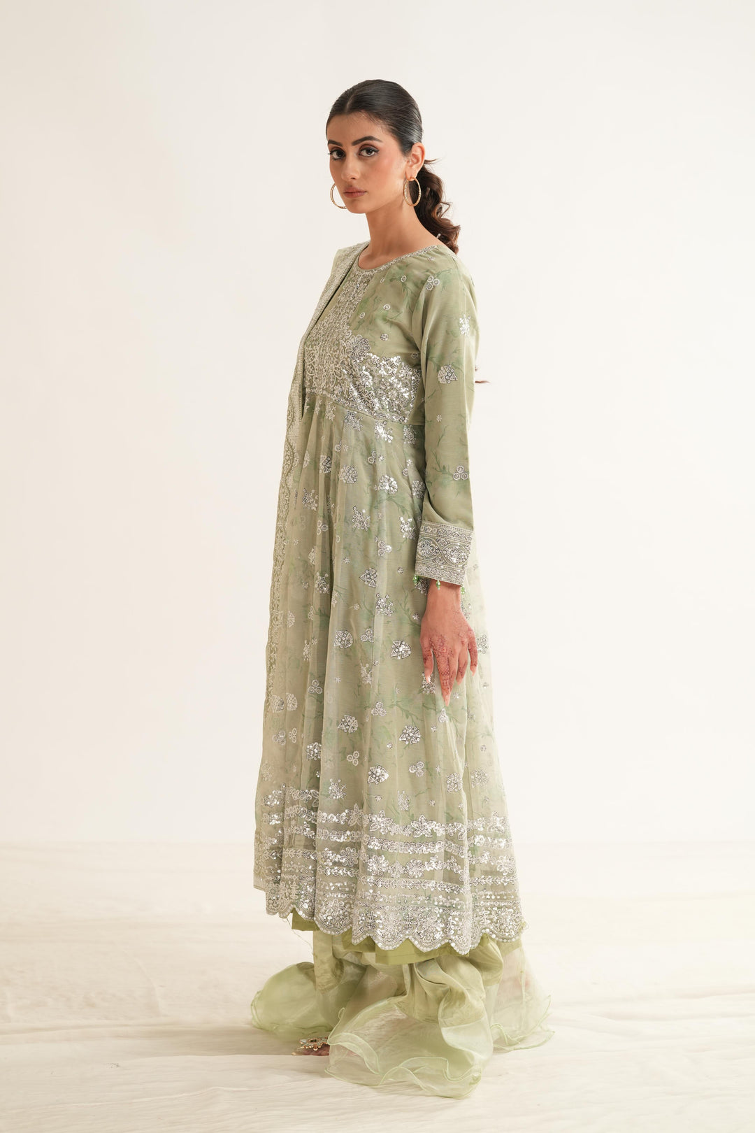 Sage Sparkle - Farasha Fiorella Formals Stitched