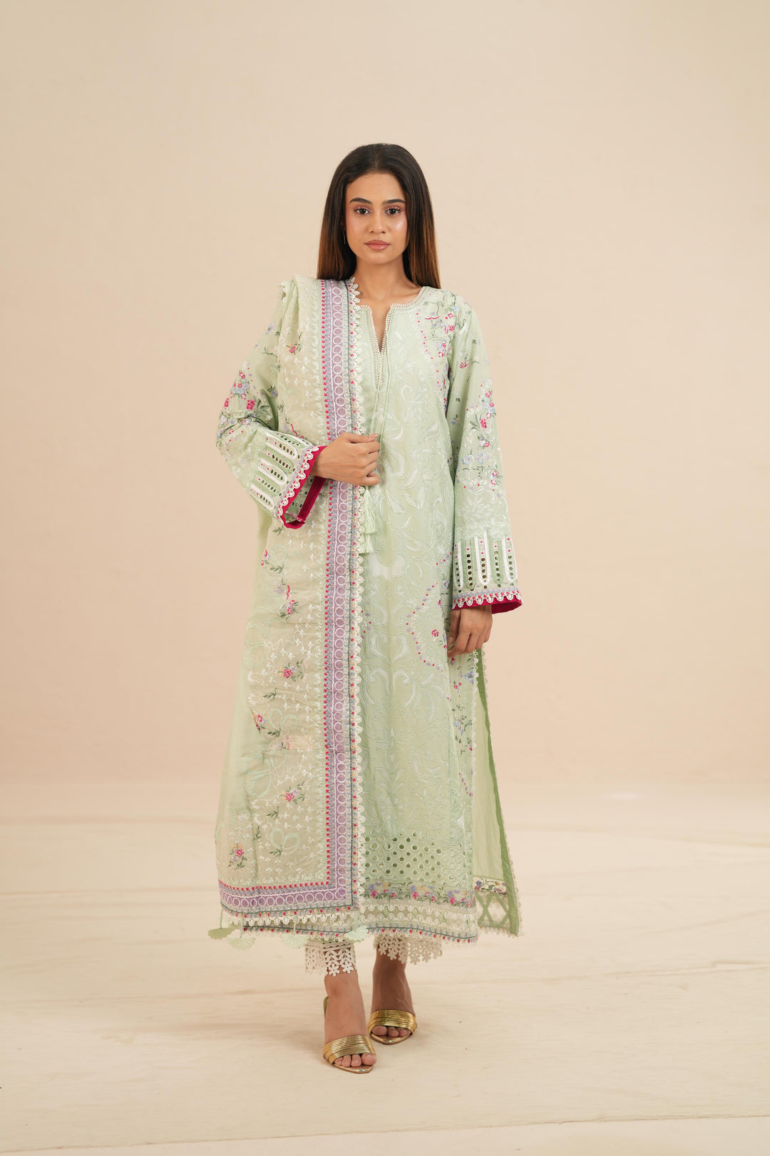 Seroli - Suffuse Embroidered Lawn Stitched