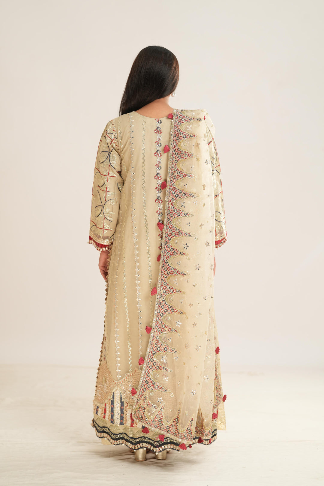 Shahnaz - Afrozeh Shehnai Wedding Formals Stitched