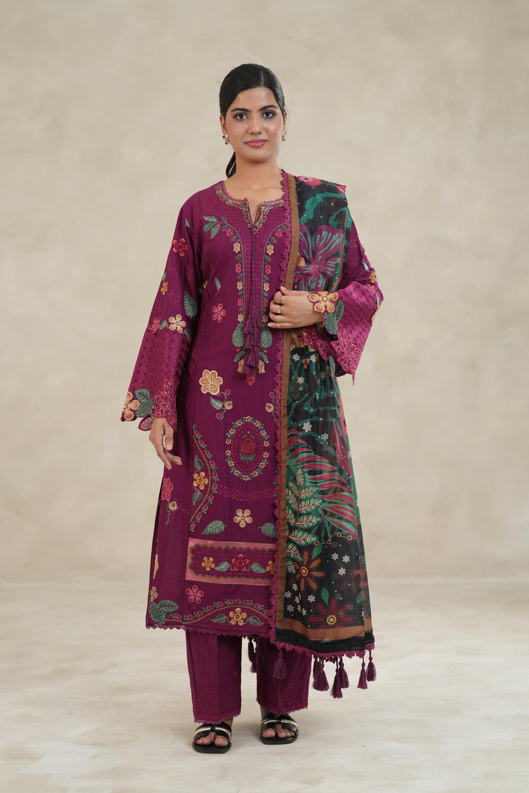 Design 1 - Jazmin Shahkar Luxury Stitched