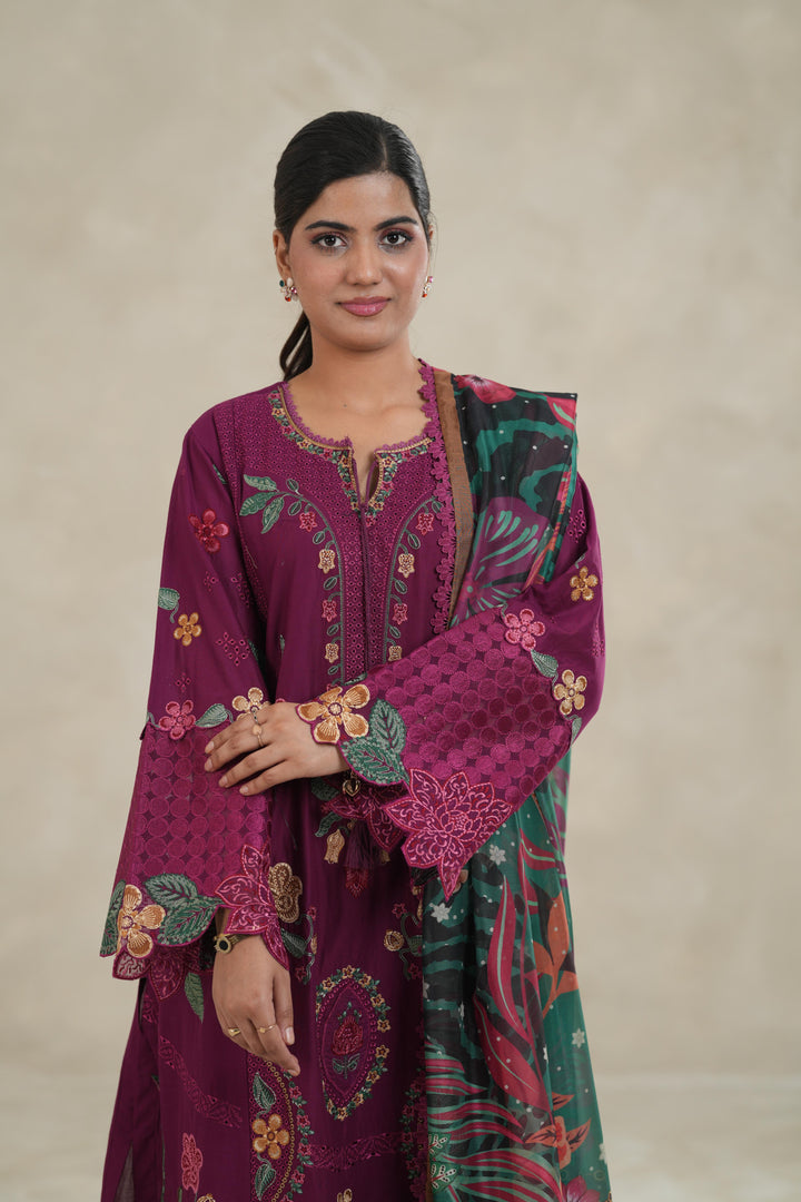 Design 1 - Jazmin Shahkar Luxury Stitched