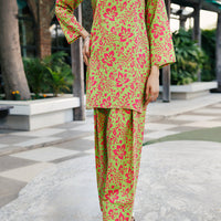 Lawn Mehndi Green Stitched Suit - J. Junaid Jamshed