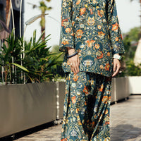 Lawn Teal Green Stitched Suit - Almirah
