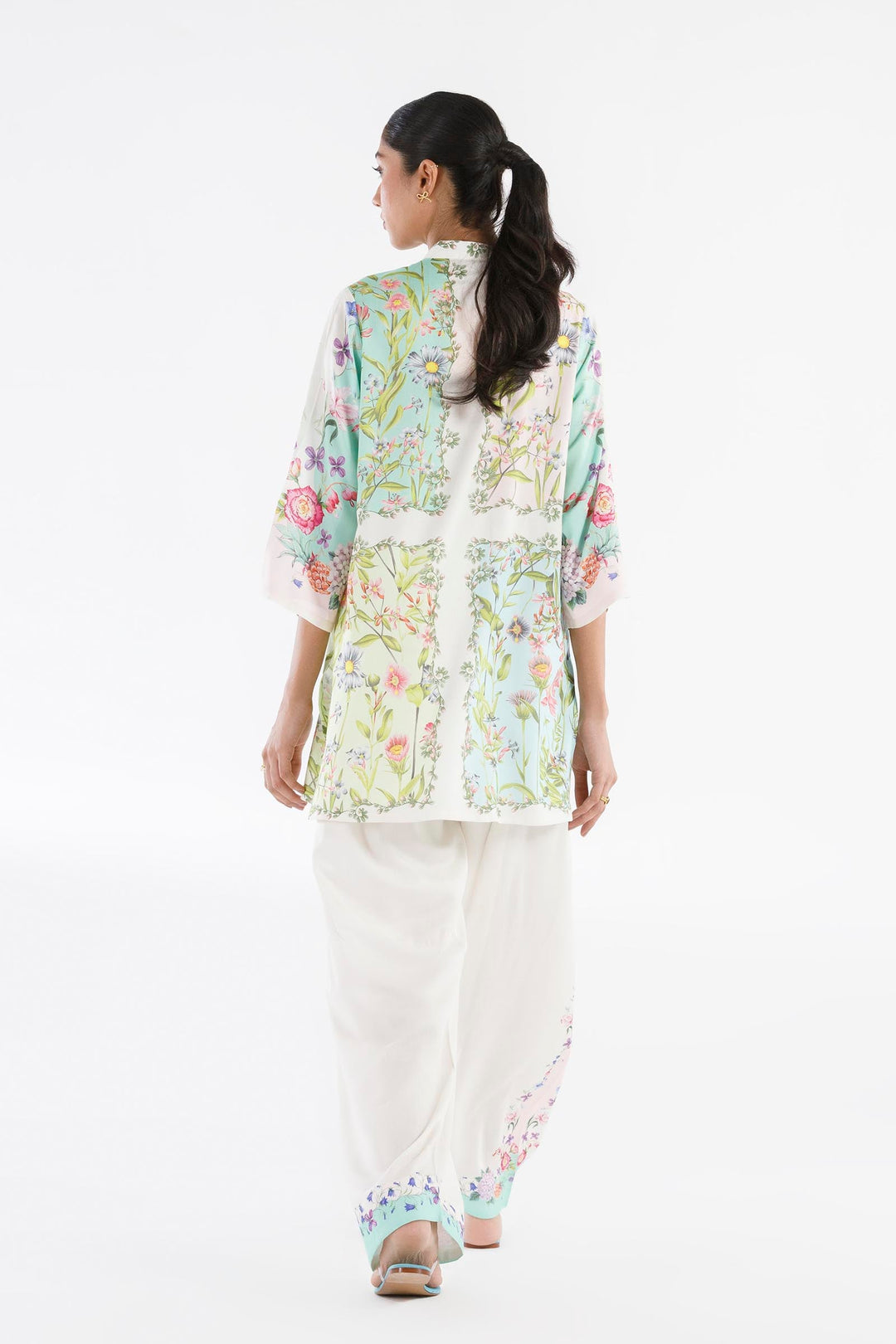 Linen Multi Stitched Suit - Sana Safinaz