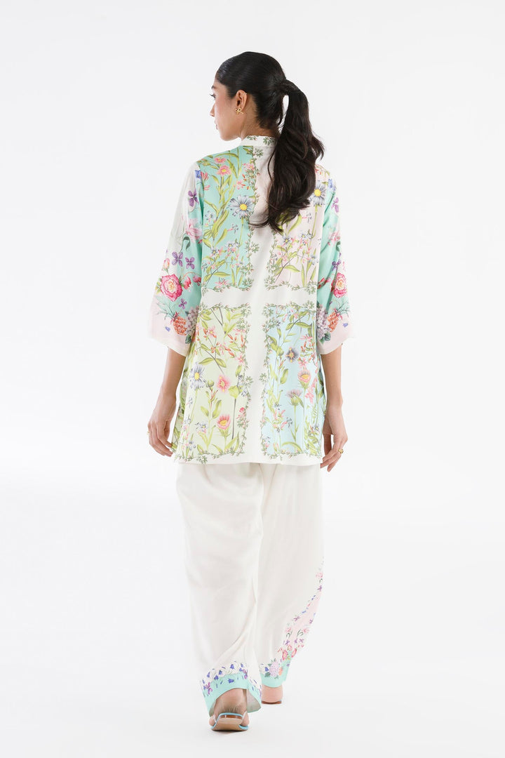 Linen Multi Stitched Suit - Sana Safinaz