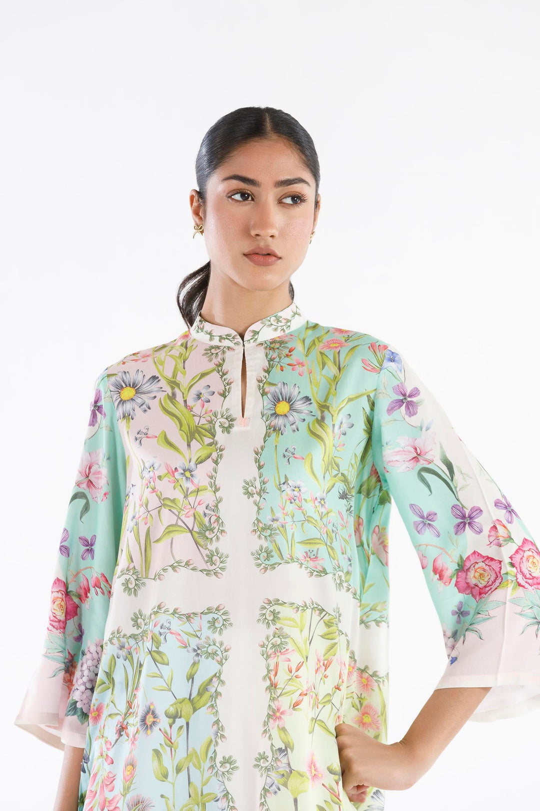 Linen Multi Stitched Suit - Sana Safinaz