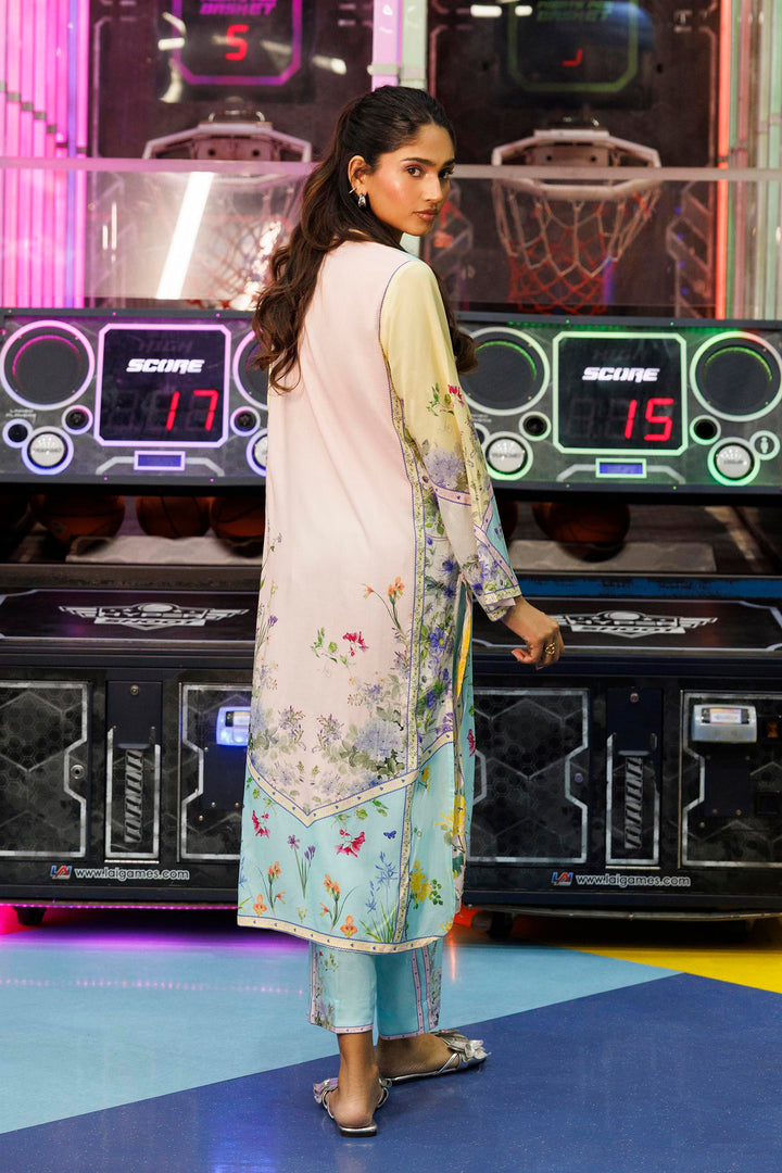 Linen Multi Stitched Suit - Sana Safinaz