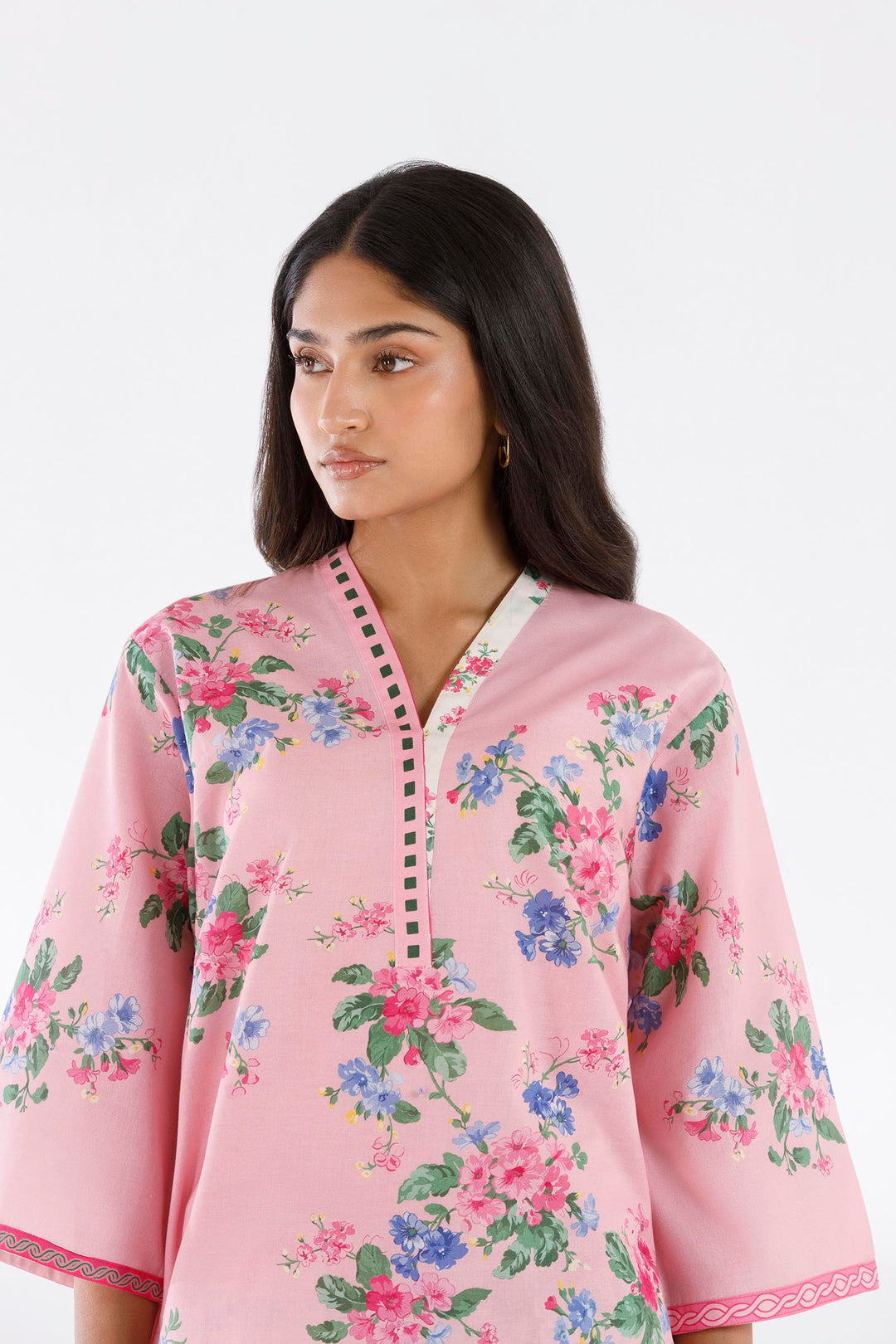 Lawn Pink Stitched Suit - Sana Safinaz