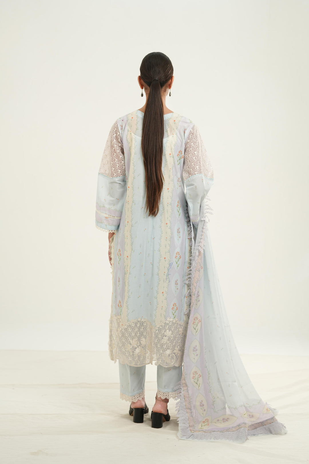 Sunnival Blue - Afrozeh Haze Summer Edit '26 Stitched