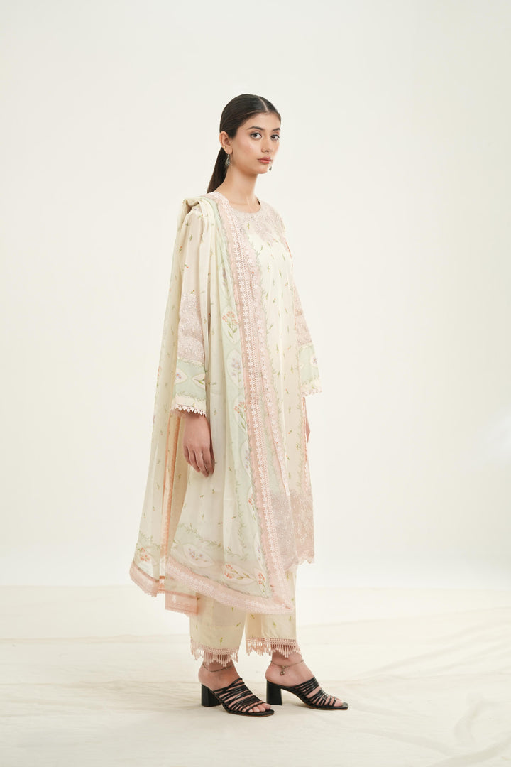 Sunnival Ivory - Afrozeh Haze Summer Edit '26 Stitched