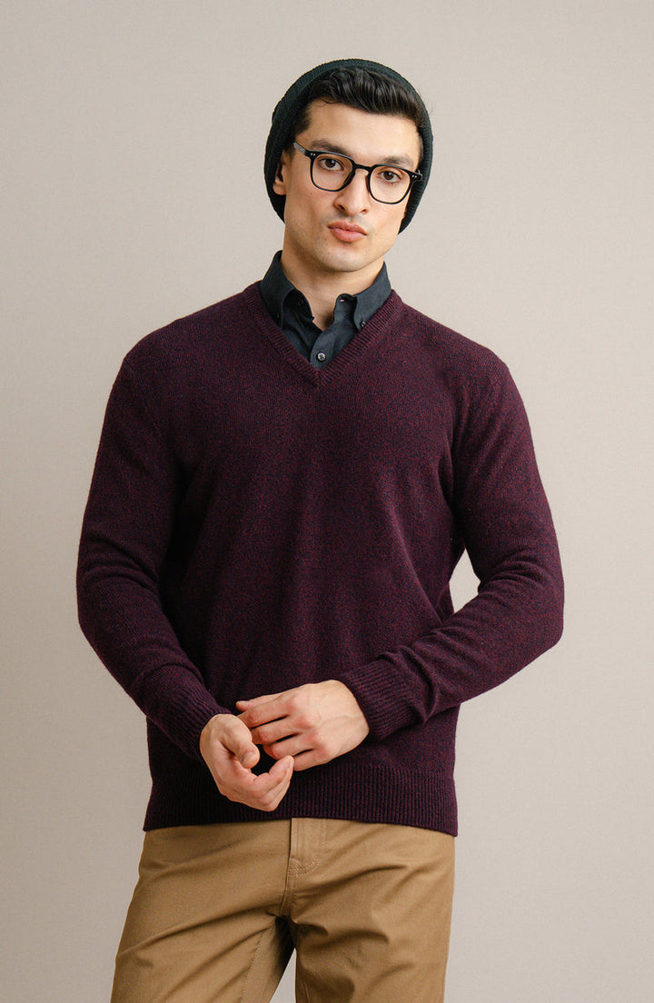 Lambs Wool Olive Designer Cardigan - Cambridge