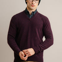 Lambs Wool Olive Designer Cardigan - Cambridge