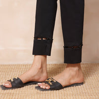 Black Ladies Trouser - Stonez