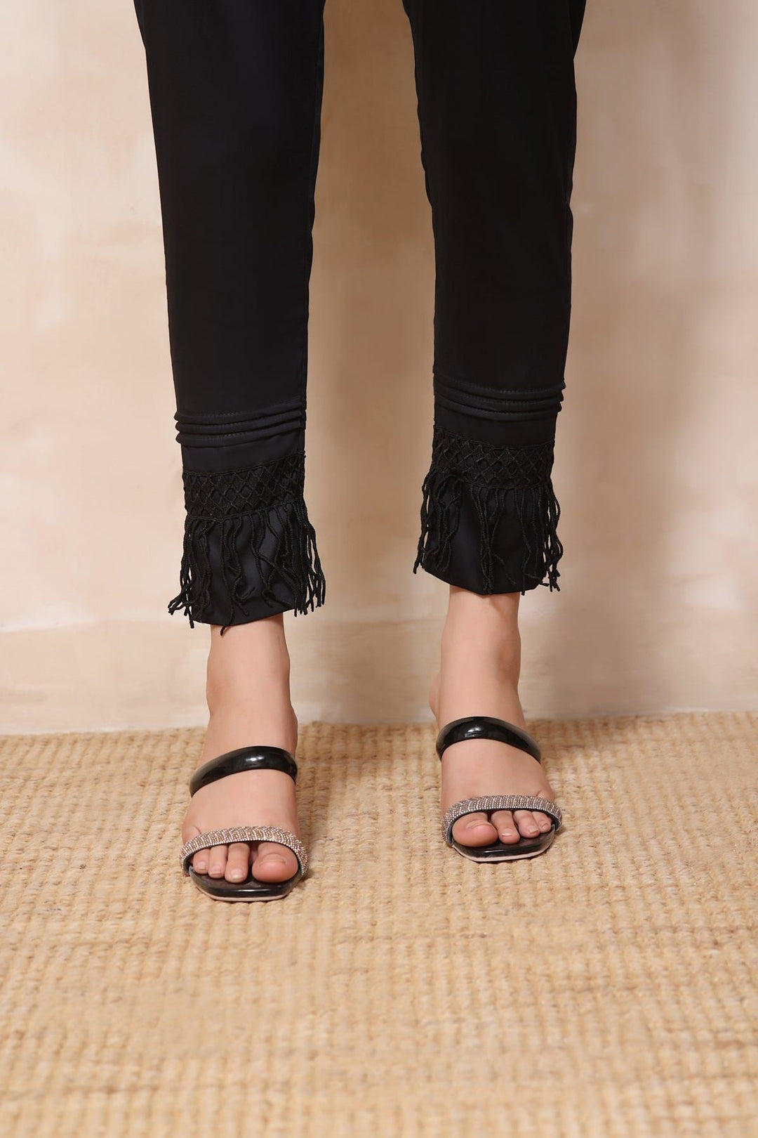 Black Ladies Trouser - Stonez