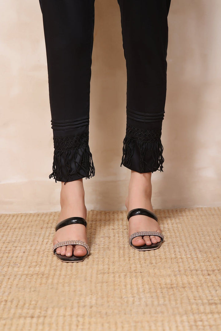 Black Ladies Trouser - Stonez