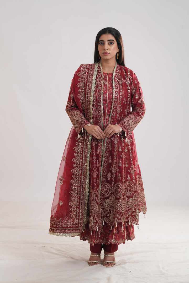 Tearose - Afrozeh Dastangoi Stitched