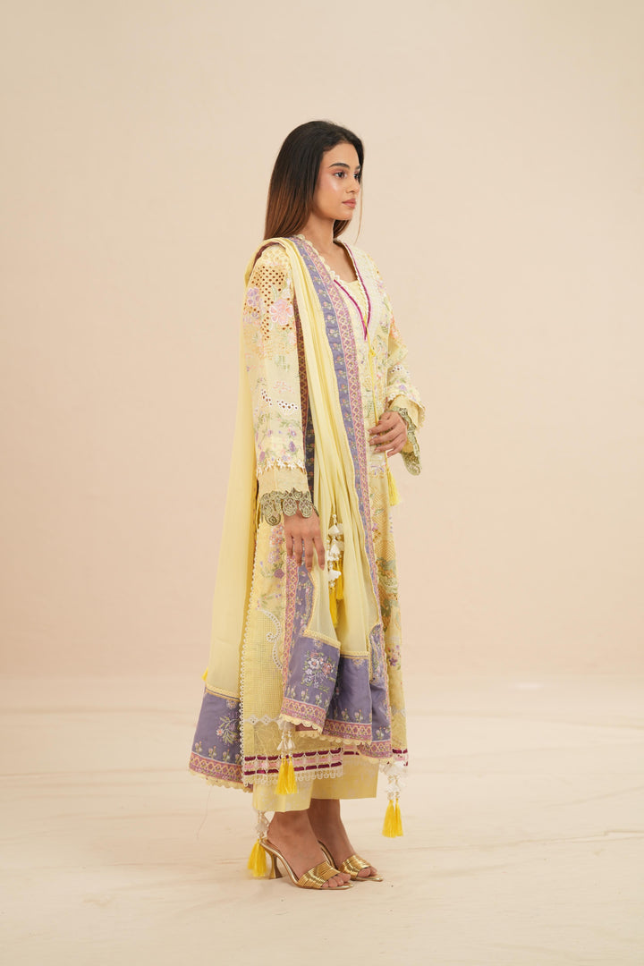Telya - Suffuse Embroidered Lawn Stitched
