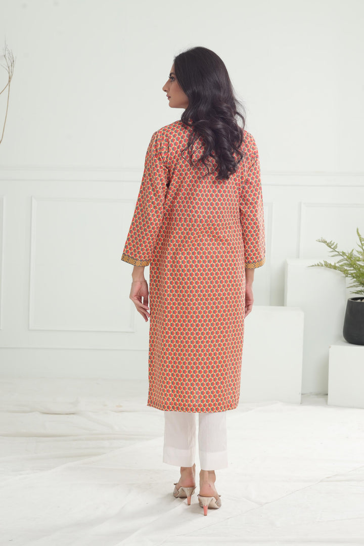 Khaddar Grey Kurti - Limelight