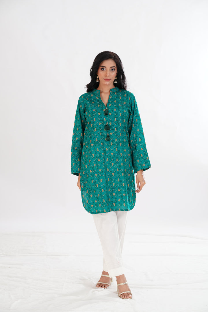 Lawn Green Kurti - Limelight