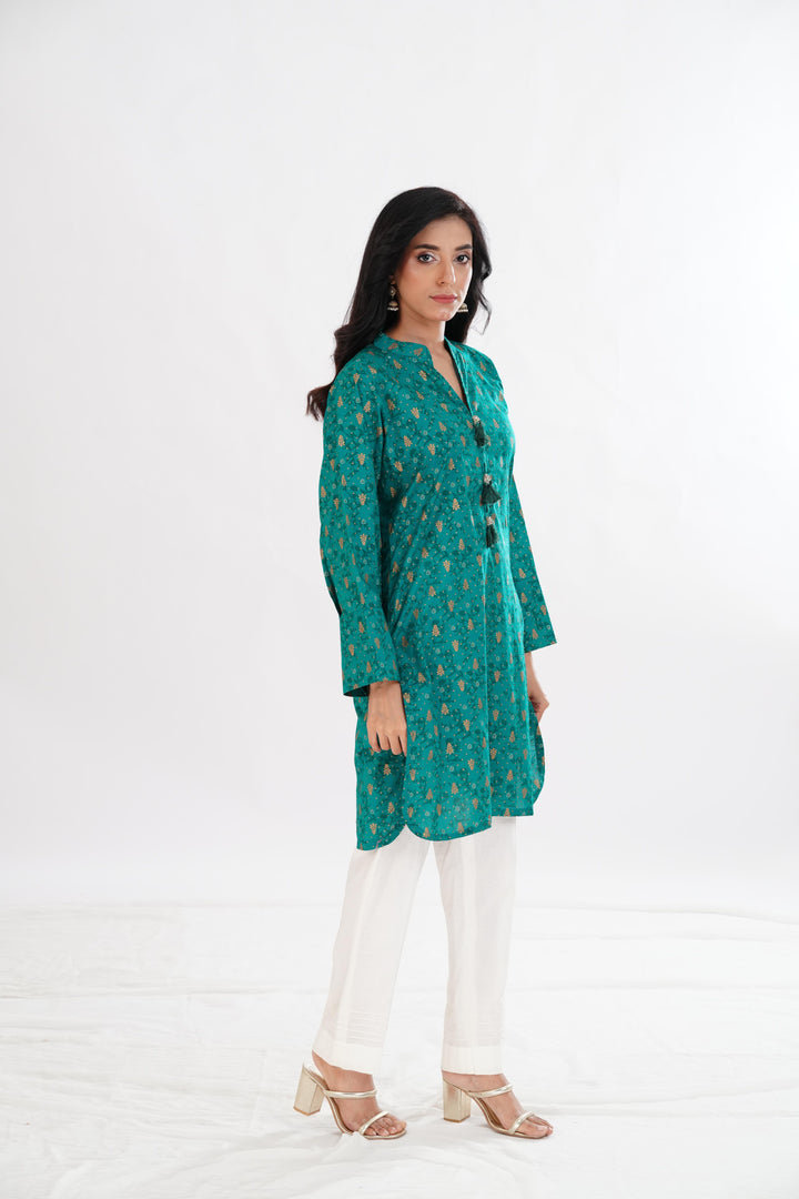 Lawn Green Kurti - Limelight