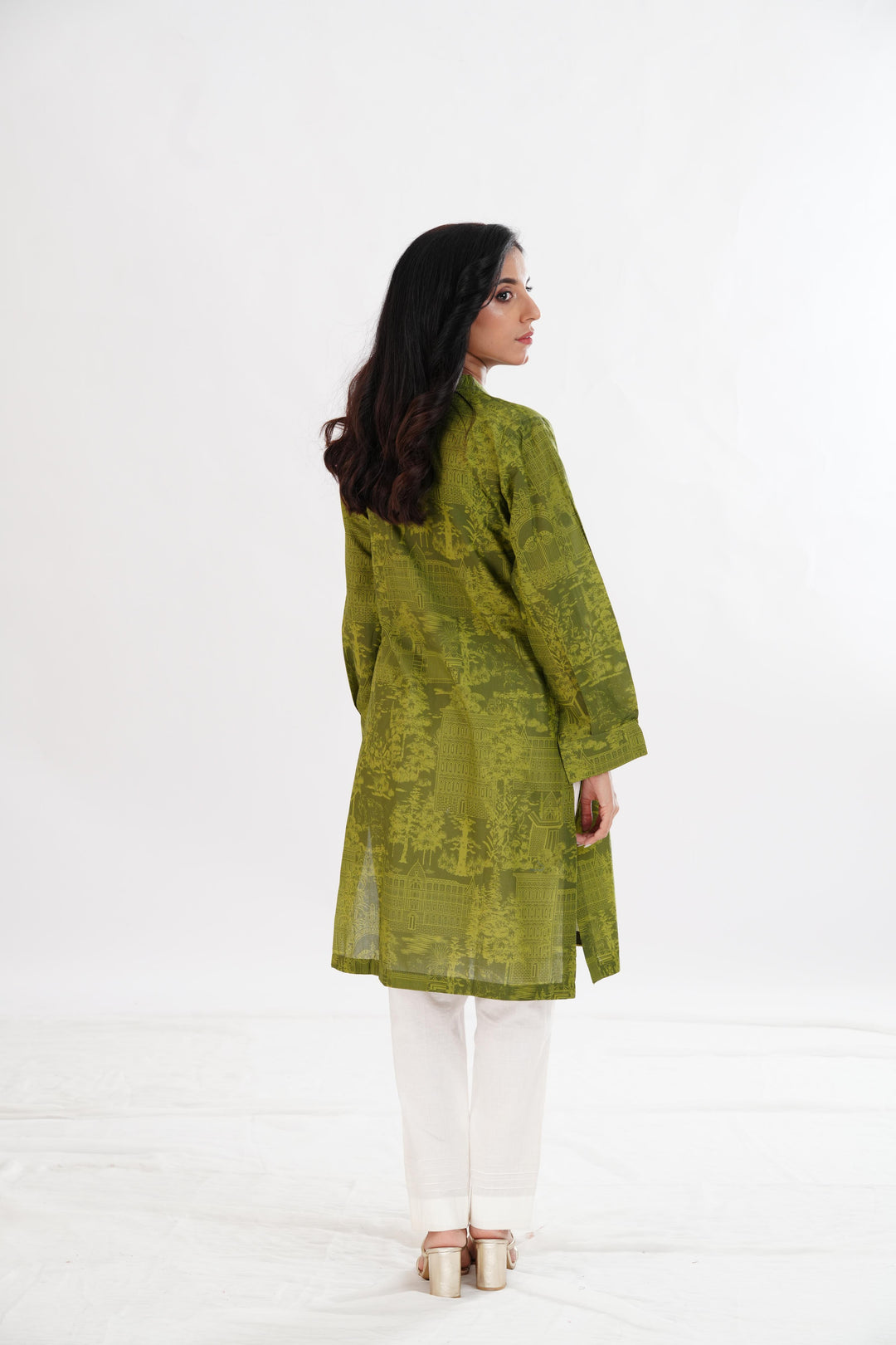 Lawn Green Kurti - Limelight
