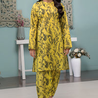Lawn Yellow Kurti - Limelight