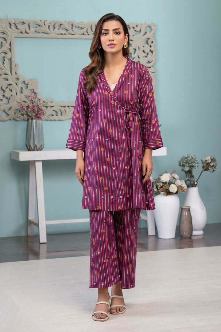 Lawn Purple Kurti - Limelight
