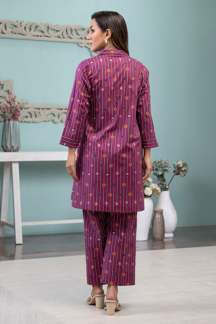 Lawn Purple Kurti - Limelight