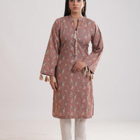 Khaddar Pink Kurti - Limelight