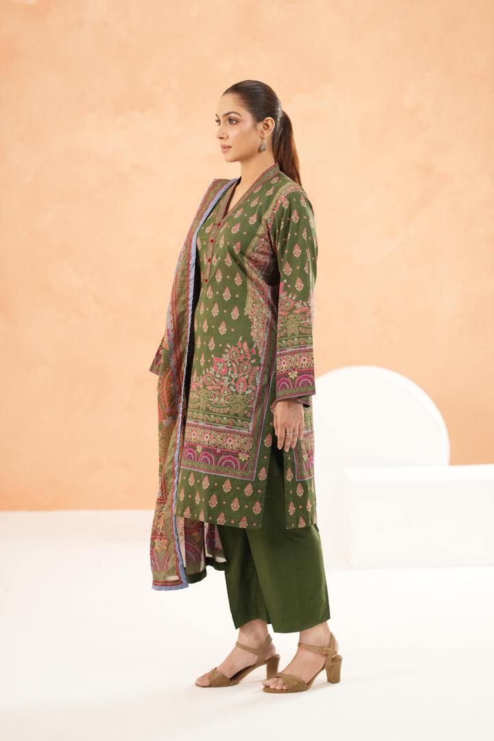 Green Stitched Suit - Limelight
