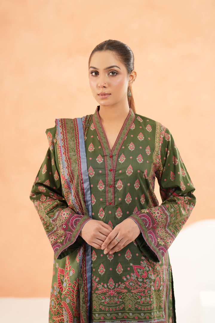 Green Stitched Suit - Limelight