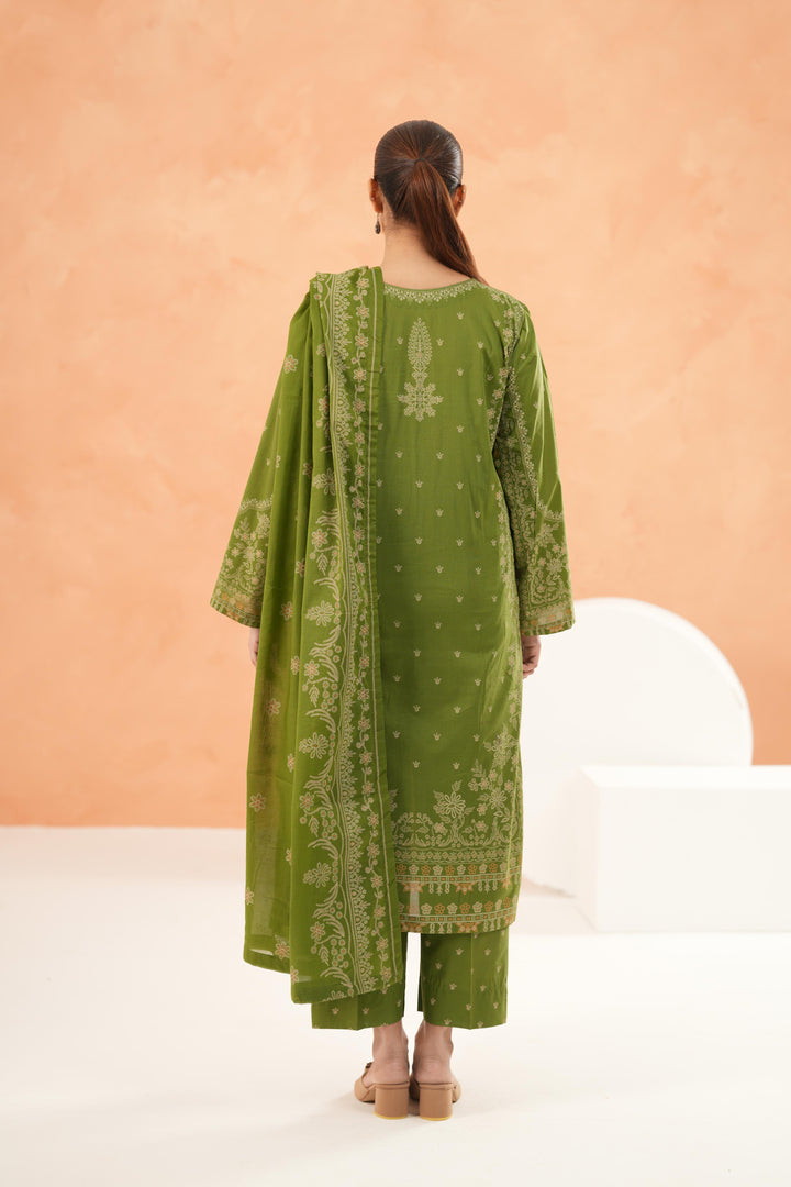 Green Stitched Suit - Limelight