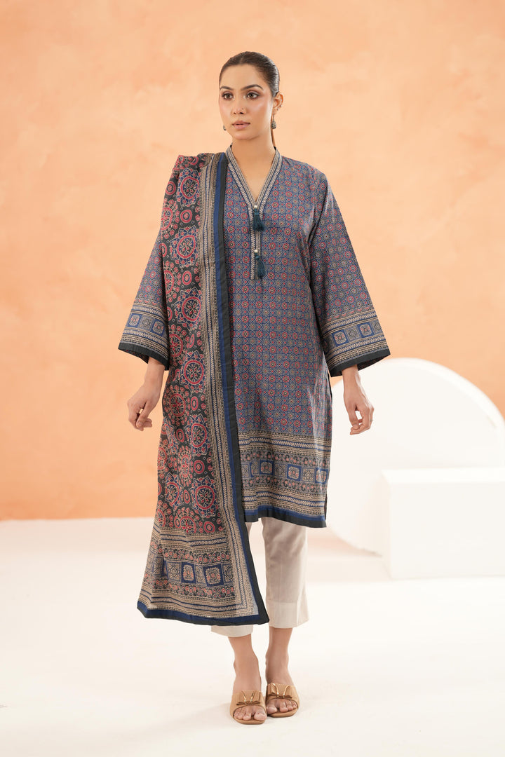 Blue Stitched Suit - Limelight