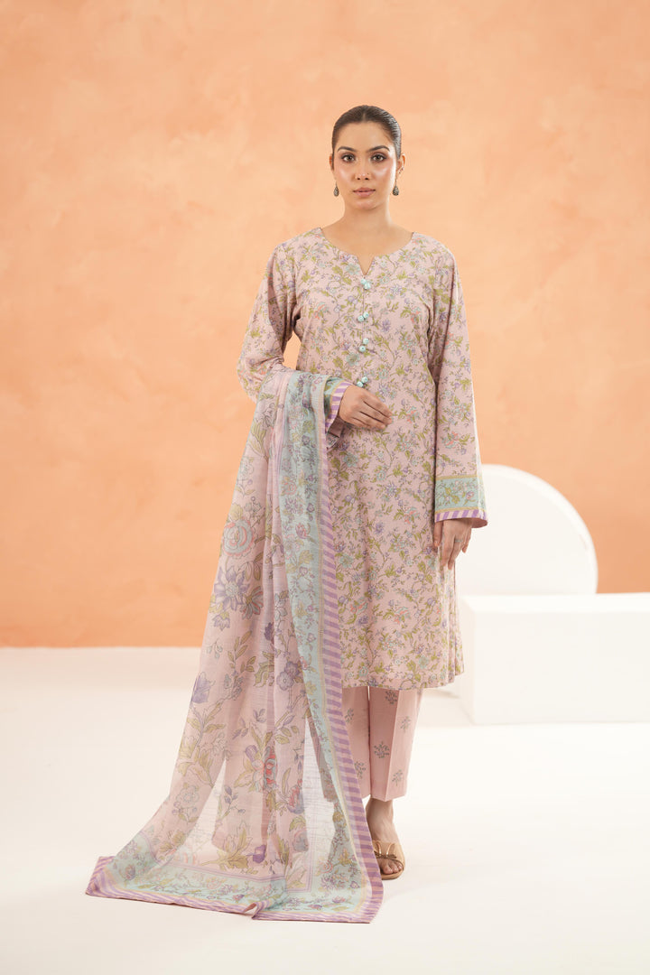 Pink Stitched Suit - Limelight