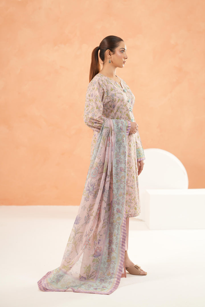 Pink Stitched Suit - Limelight