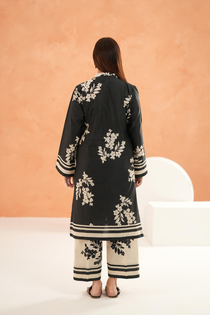 Black Stitched Suit - Limelight
