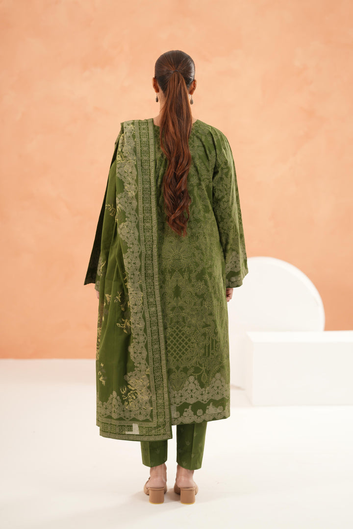 Green Stitched Suit - Limelight