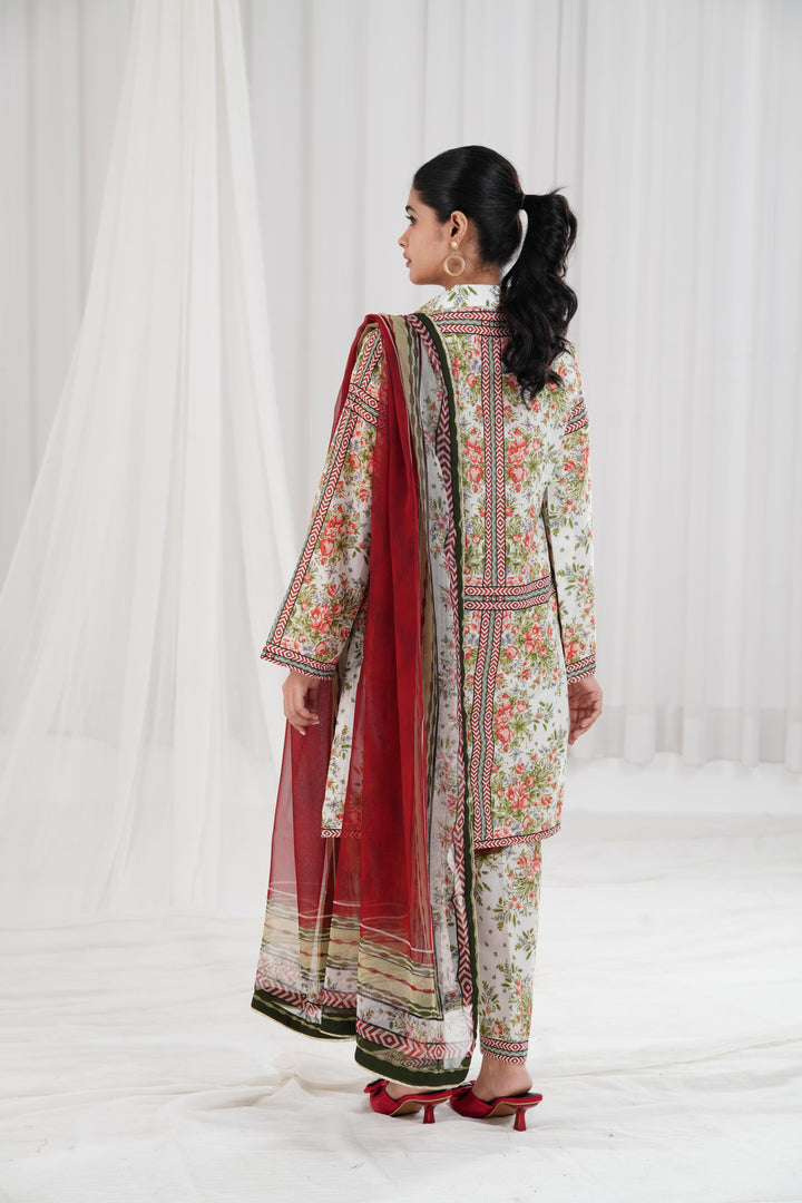 Digital Printed Lawn Multi Stitched Suit - Jazmin