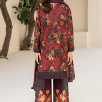 Viscose Brown Stitched Suit - Jazmin