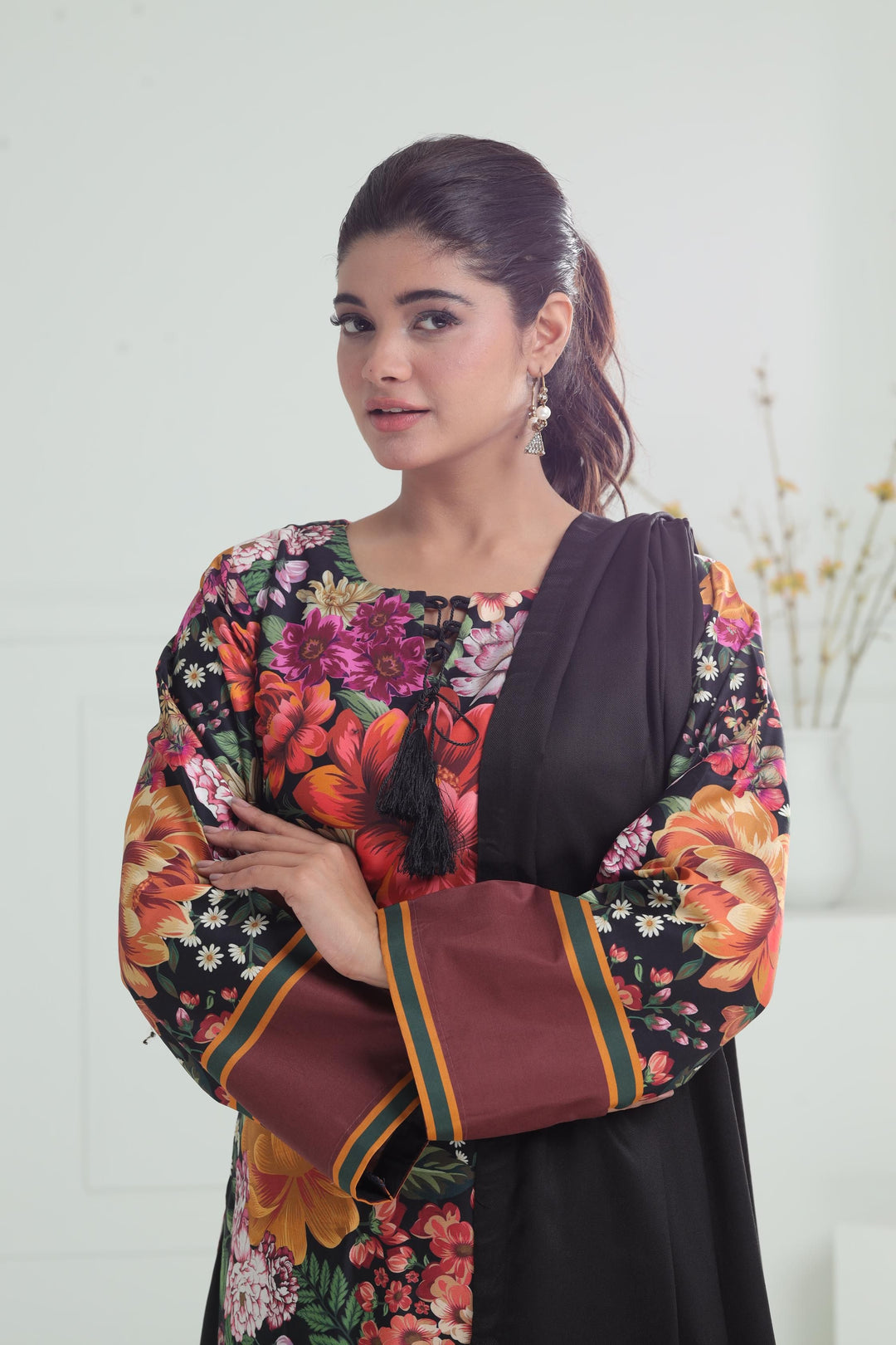 Viscose Multi Stitched Suit - Jazmin