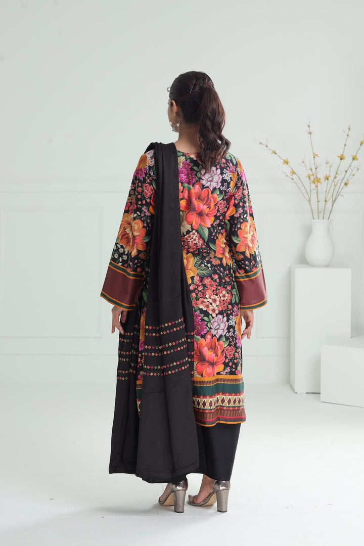 Viscose Multi Stitched Suit - Jazmin