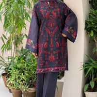 Viscose Light Purple Stitched Suit - Jazmin