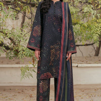 Viscose Dark Brown Stitched Suit - Jazmin