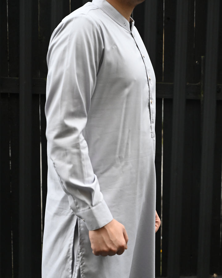 Cotton Plus Grey Kurta Trouser - President by Gul Ahmed