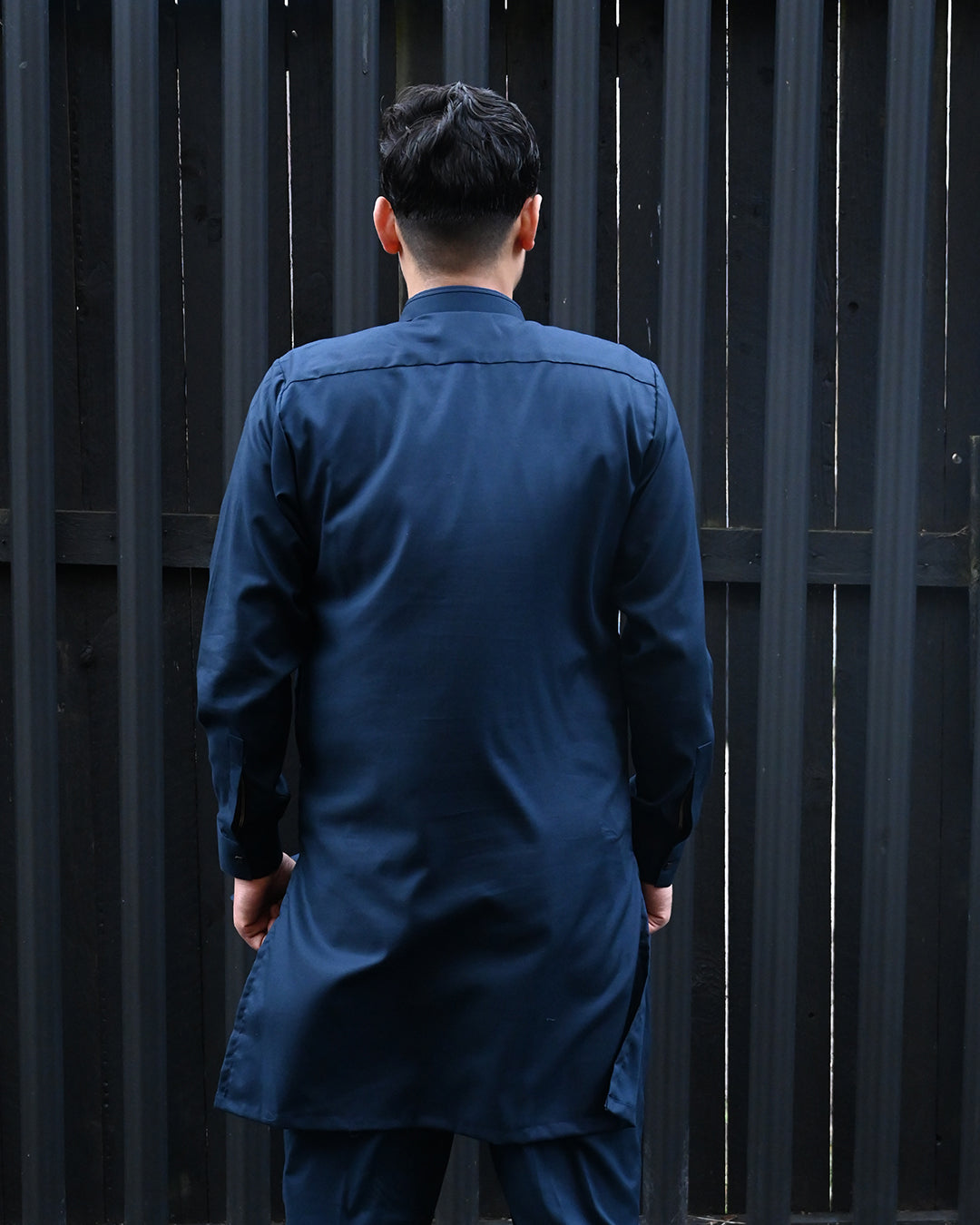 Cotton Plus Navy Kurta Trouser - President by Gul Ahmed